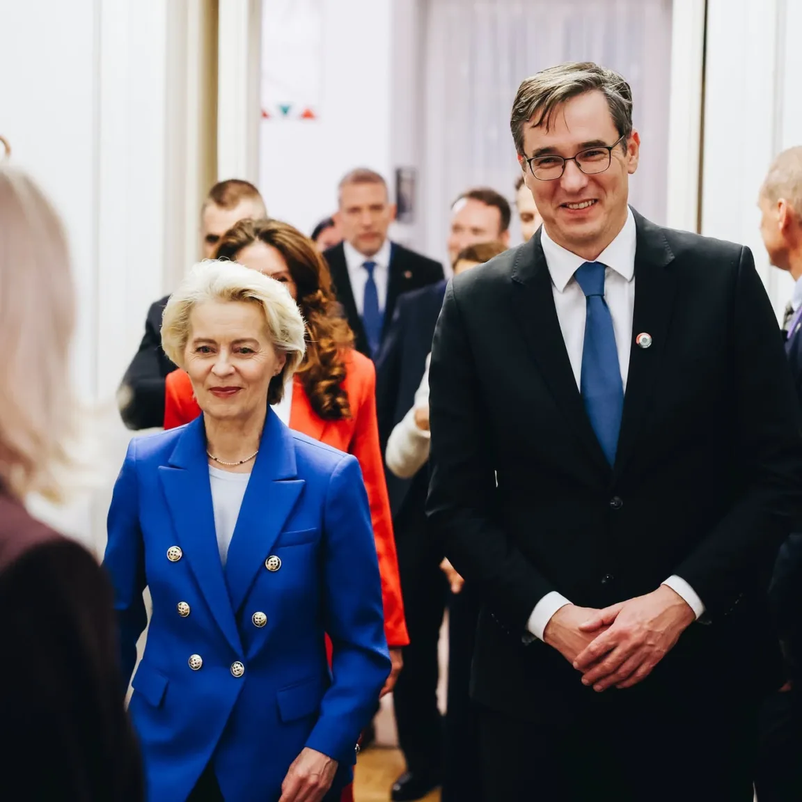 Karácsony Gergelyt is meglátogatta Ursula von der Leyen a Városházán