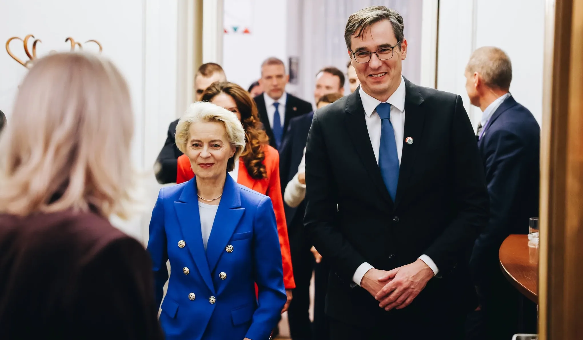 Karácsony Gergelyt is meglátogatta Ursula von der Leyen a Városházán