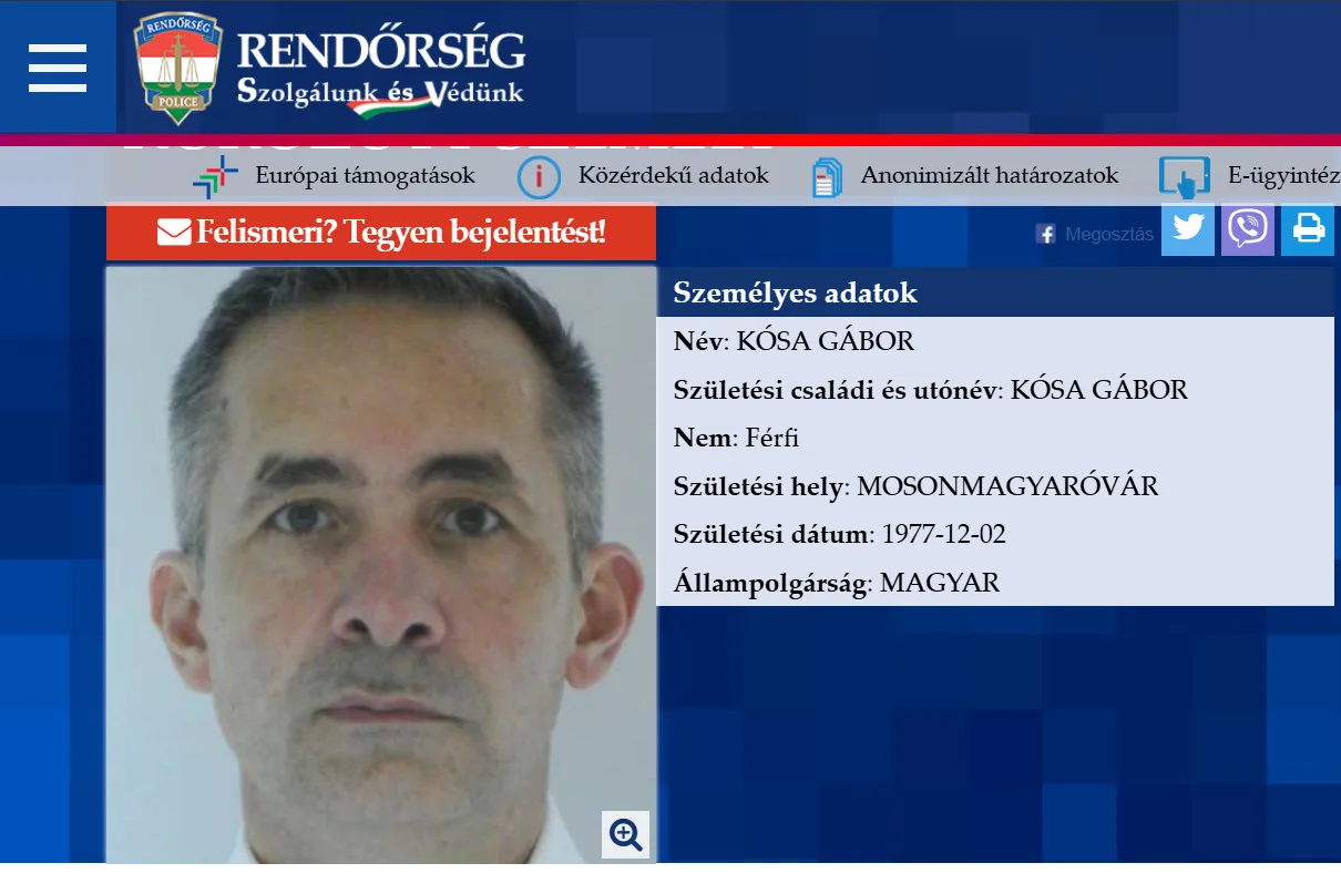 Újabb személyt köröz a rendőrség a lélegeztetőgép-biznisz ügyében