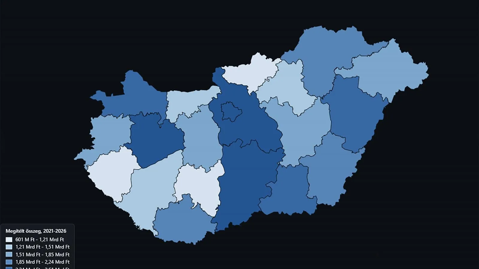 Térképen és grafikonokon tették közzé az elmúlt öt év NKA-támogatásait